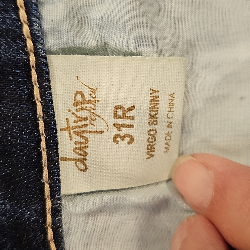 Daytrip Virgo Skinny Blue Jeans Womens 31R - Picture 9 of 12